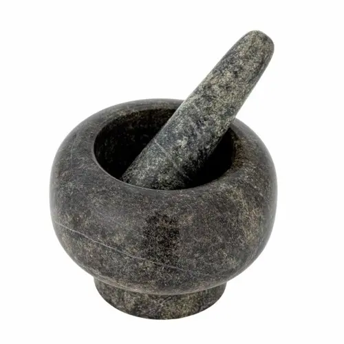 Bloomingville - Arazo Mortar & Pestle - Green - Marble