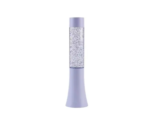 iTotal - Flared Glitter Lamp - Pastel Purple - 33.5 cm