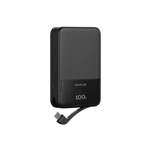 EcoFlow Rapid Magnetisk Powerbank 10000 mAh - Svart