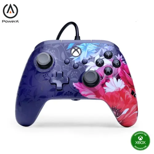 PowerA - Advantage Plus kablet kontroller - Xbox Series X - S - Nattblomstring