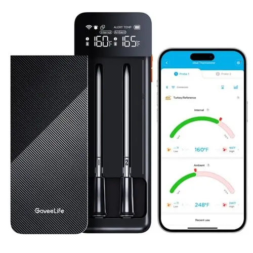 Govee Smart Trådløst Steketermometer – 2 Prober