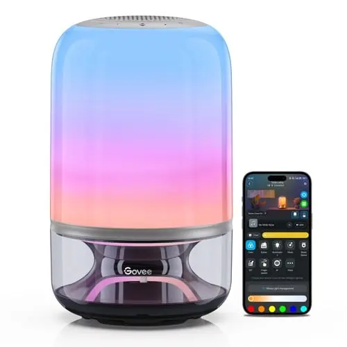 : Govee Bærbar Bordlampe 2 Pro – Smartlys med JBL-lyd