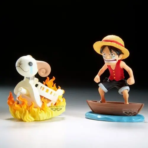 ONE PIECE - COLLECTABLE FIGURE - MONKEY.D.LUFFY & GOING MERRY
