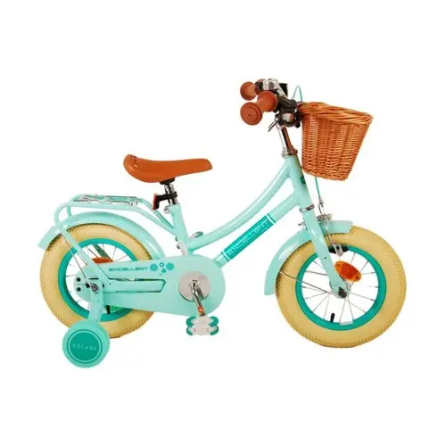 Volare - Children's Bicycle 12" - Excellent w/ basket Green (51225)