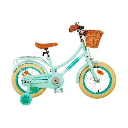 Volare - Children's Bicycle 14" - Excellent Green w/ Basket (51441)