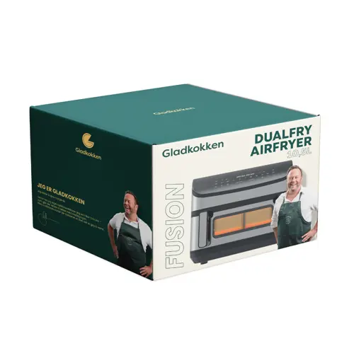 Gladkokken - DualFry Fusion Airfryer - 10,5 L
