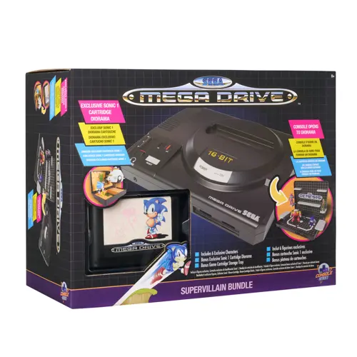 Wilder Toys - CONSOLE HEROES - MEGA DRIVE CONSOLE BOSS LEVEL W SONIC 1