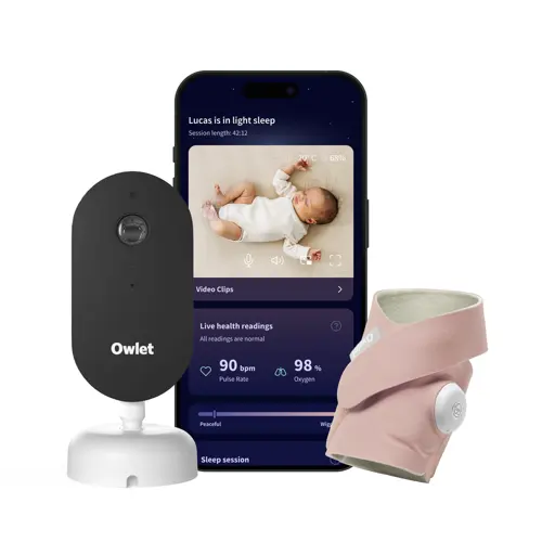 Owlet - Dream Duo (Dream Sock + Dream Sight) - Dusty Rose