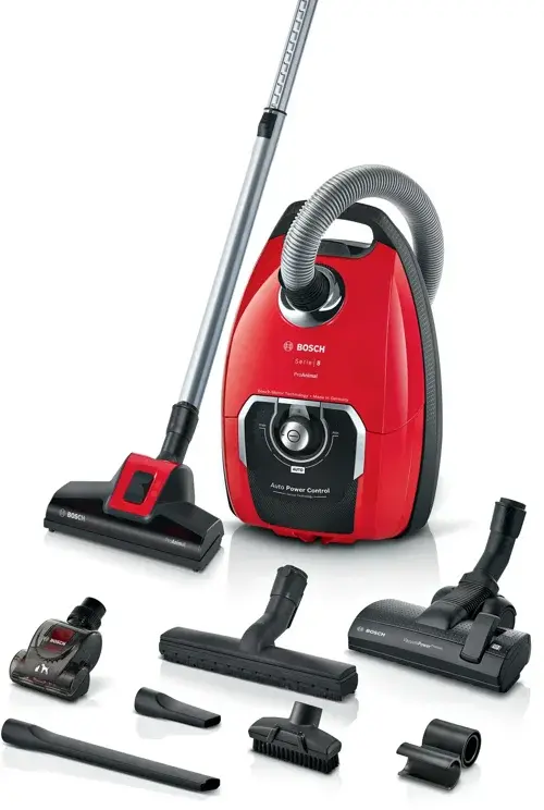 Bosch - Series 8 BGB8PET3A - ProAnimal Støvsuger med Pose - Rød