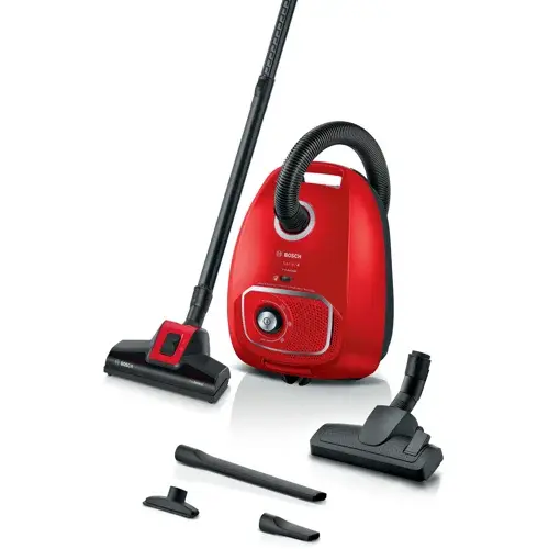 Bosch - Series 4 BGB41PET1 - ProAnimal Støvsuger med Pose - Rød