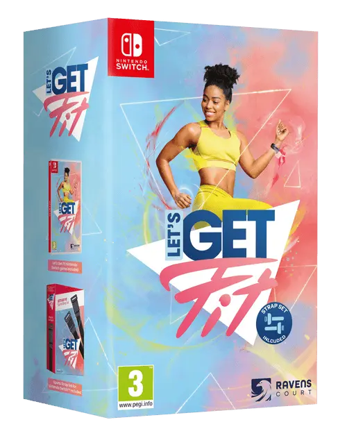 Let's Get Fit Includes Joy Con Straps