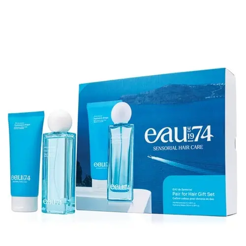 EauDe1974 - Pair for Hair Gift Set - Hydrate & Shape: 100 ml, EAU de Santorini Hair Perfume: 50 ml