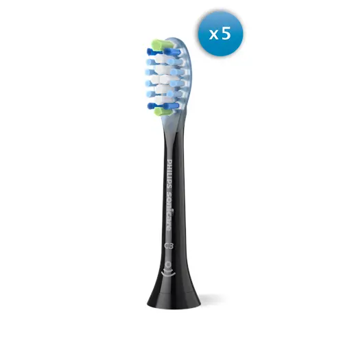 Philips Børstehoder Sonicare Premium Plaque Defence- black - 4pcs