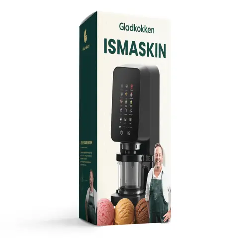 Gladkokken - Ismaskin - Svart - 500 ml per beholder (3 beholdere inkludert)
