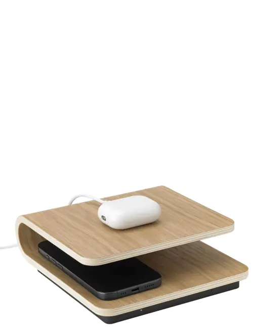 Stelton - Ro Trådløs Lader - Oak