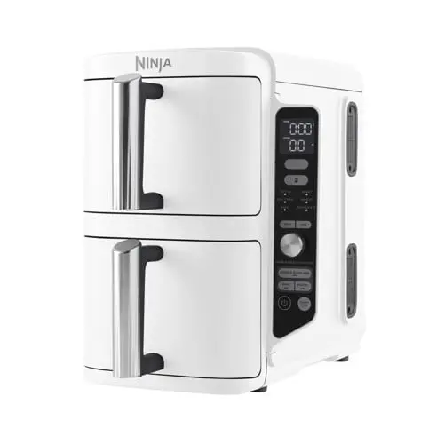 Ninja - Double Stack XL - SL400EUWH - Airfryer med to skuffer og SYNC & MATCH - 9,5 L (hvit)