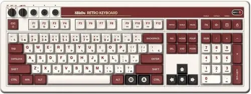 8BitDo - Retro 108 Mechanical Keyboard - Fami Edition