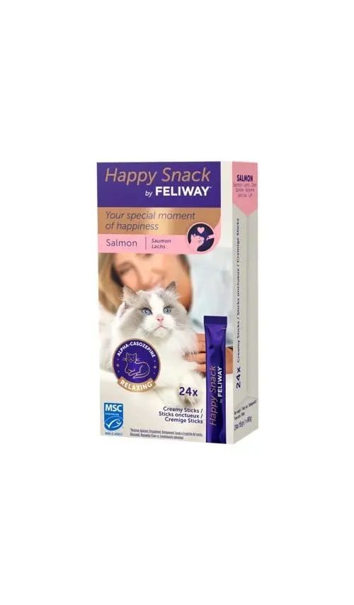 Happy Snack by Feliway – Salmon - 24x15g