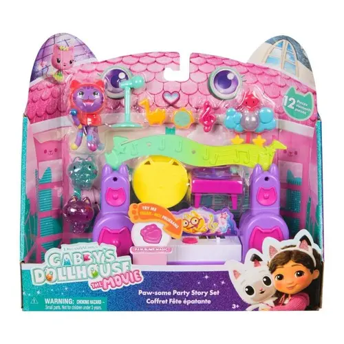 Gabby's Dollhouse - Pawsome Party Room Story Set (6074118)