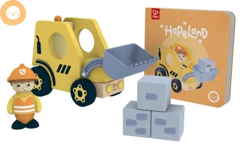 Hape - The Buzzing Bulldozer With Sound (87-3439)