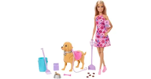 Barbie - Walk & Potty Malibu (JJB46)
