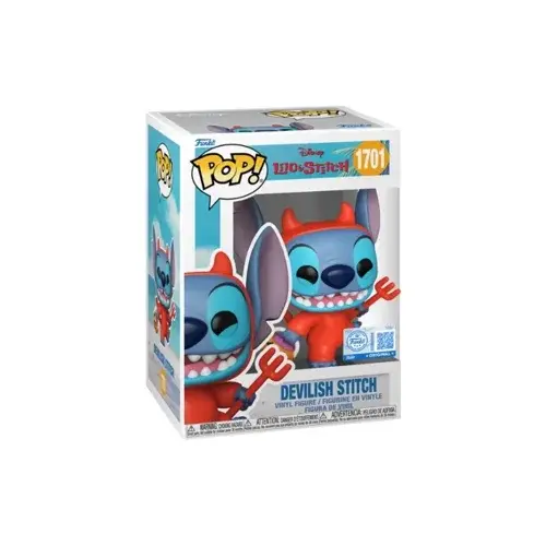 Funko Pop! - Vinyl Exclusive Stitch as Devil w/CH (91833)