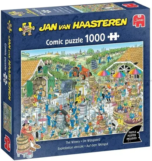 Jan Van Haasteren - The Winery, 1000 Piece Puzzle (JUM9095)