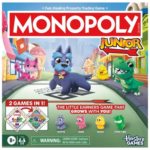 Hasbro gaming - Monopoly Junior 2 In 1 Refresh DK/NO (G1856189)
