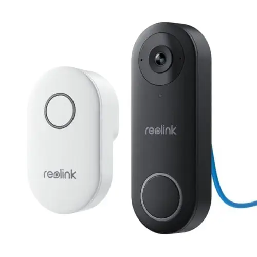 Reolink - Video Dørklokke PoE Smart 2K+ (D340P) - Svart