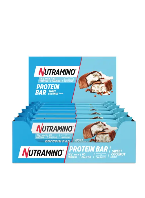 Nutramino - 12x Proteinbar Sweet Coconut - Milk Chocolat 55g