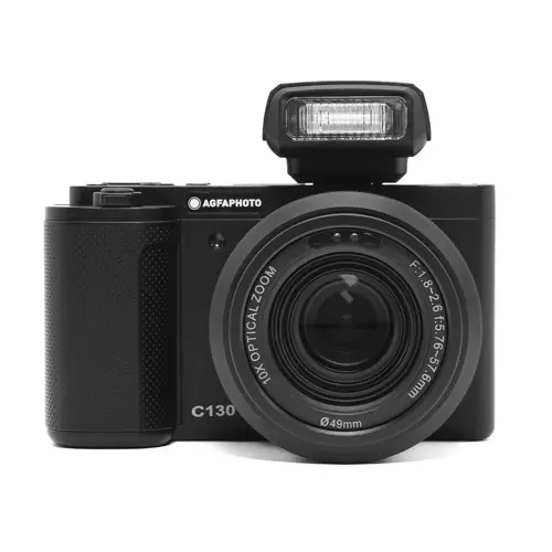 AgfaPhoto - Realishot C130 Digitalt Kamera - Svart - 2.8-inch touch screen