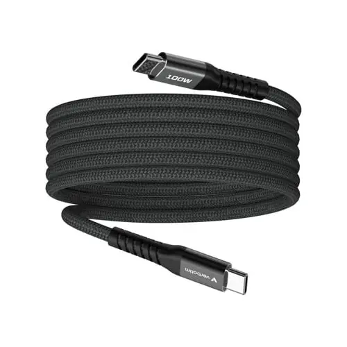 Verbatim - Sync & Charge Magnetic Cable - 100W USB-C to USB-C 120 cm
