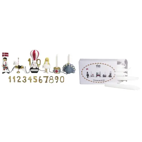 KIDS by FRIIS – Harlequin & Columbine Train + Candles (Bundle)