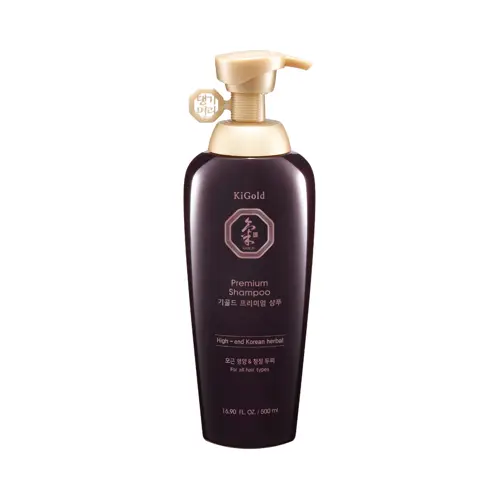 Daeng Gi Meo Ri - Ki Gold Premium Shampoo - Subtle, Earthy Hue - 500 ml
