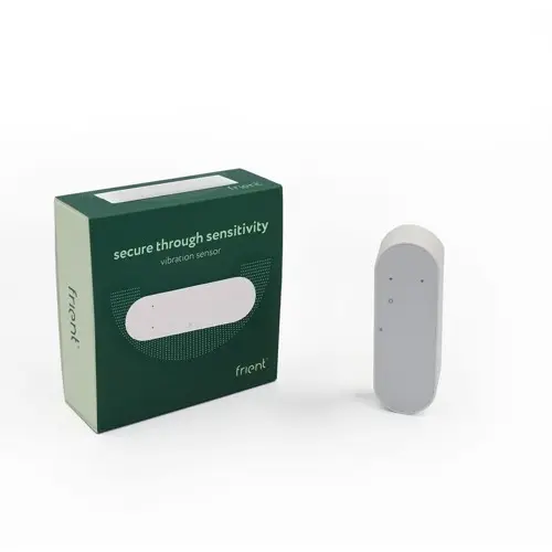 Frient Vibration Sensor – Smart vibrasjons- og bevegelsessensor med Zigbee 3.0