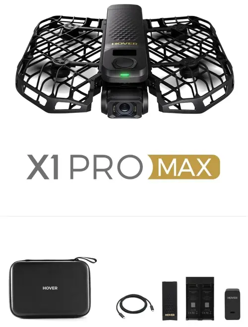 HOVERAir - X1 ProMax Basic Combo Drone - Black