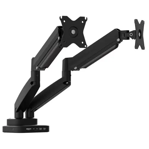 J5create - Ergonomic Dual-Monitor Mount With Docking Station