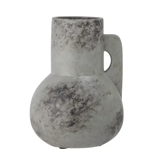Bloomingville - Tias Vase - Grey - Ceramic