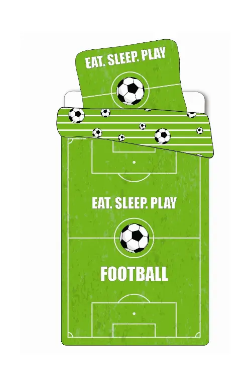 Bed Linen - Adult Size 140 x 200 cm - Football Field (1000913)