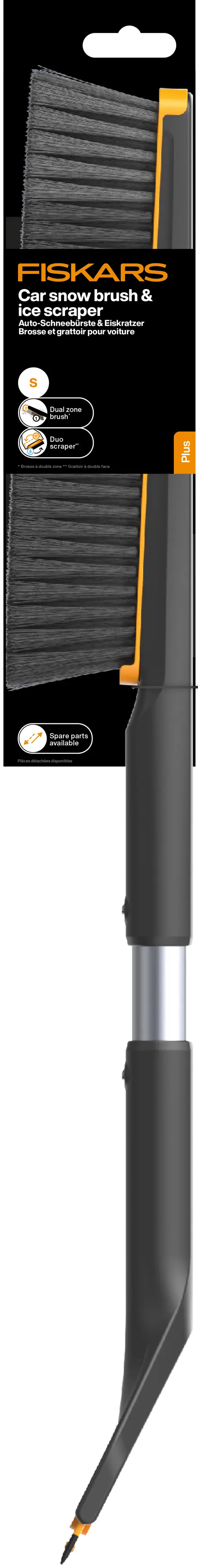 Fiskars - Plus Car Snow Brush & Ice Scraper - Short