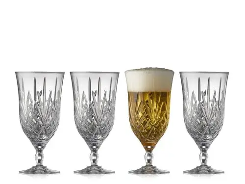 Lyngby Glas - Krystall Melodia Ølglass - 40 cl - 4 pk