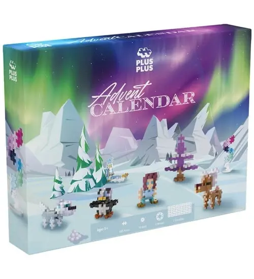 Plus-Plus - Advent Calendar: Santa’s Northern Lights Adventure (4337)