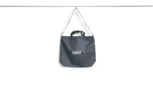 HAY - Grid Crossover Bag - Medium - Mørkeblå