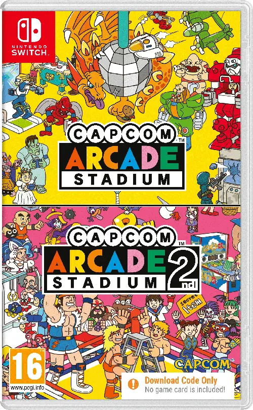 Capcom Arcade Stadium 1 and 2 (Code in a box)