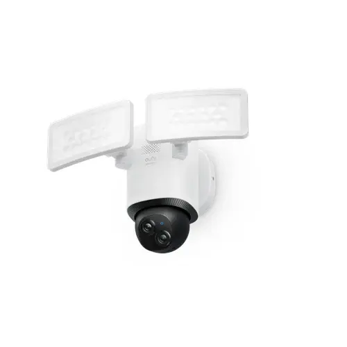 eufy Floodlight Camera E340 – 3K 360° Dualkamera med 2.000 Lumen Flomlys