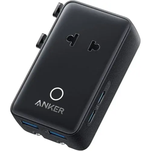 Anker - Nano Reiseadapter (5-I-1, 20 W) - Svart