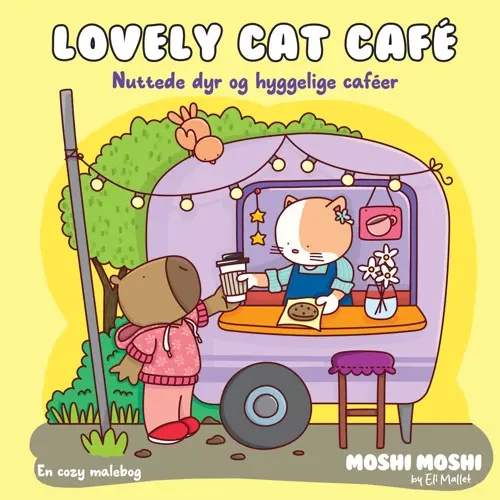 Cozy Coloring - Moshi Moshi: Lovely Cat Café