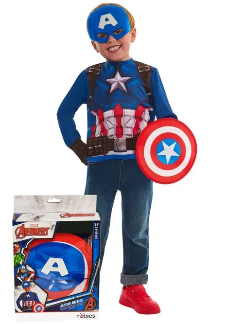 Rubies - Captain America Dress Up Set (104 -116 cm)