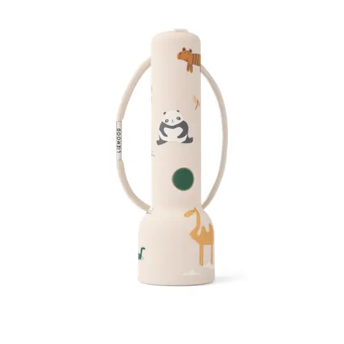 Liewood - Gry Printed Flashlight - Around the world / Sandy - One size