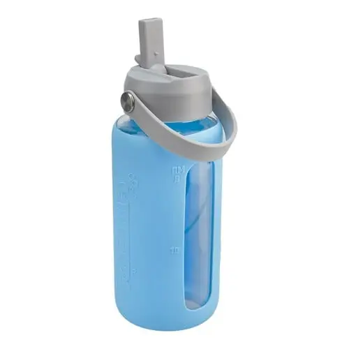 Minecraft - Glass Water Bottle with Sleeve